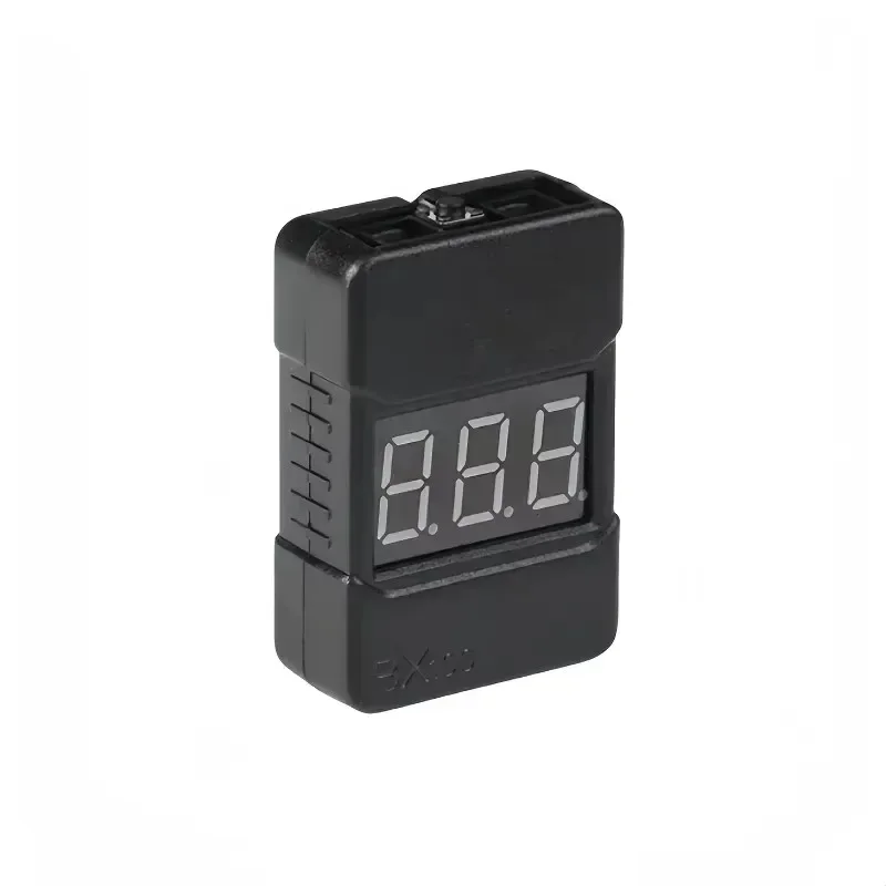 Probador de voltaje de batería Lipo de 1-8s, alarma de zumbador de bajo voltios, medidor de voltaje de batería, comprobador de monitor de 3,7 V-22,2 V para batería Rc Lipo, 2 uds.
