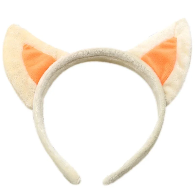 Bandeaux en peluche renard chat, oreilles d'animaux de dessin animé en fourrure, cerceau pour cheveux moelleux et mignon, accessoires pour cheveux, Costume de fête, accessoires Photo