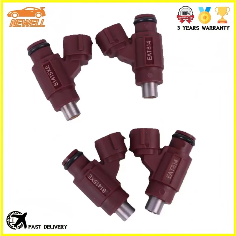 

4pcs 6ET-13761-00-00 EAT814 Fuel Injector For YAMAHA Waverunner FZR FZS FX SVHO GP1800 Cruiser Boats AR SX 6ET137610000