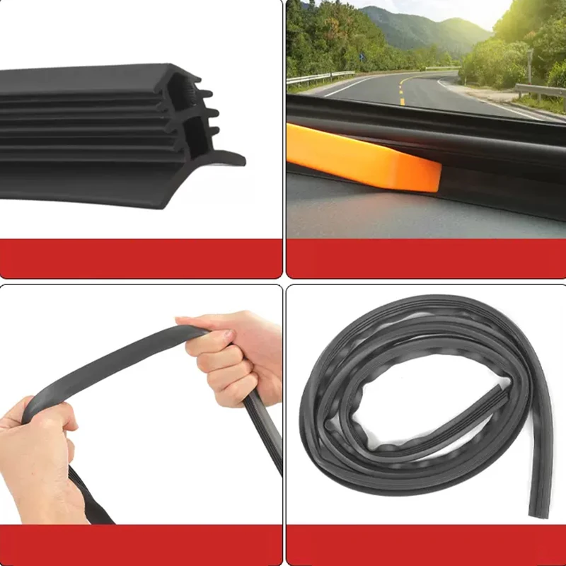 شريط إحكام إغلاق لسيارة فولكس فاجن ، لوحة أجهزة ، عزل الصوت ، شريط مطاطي للحد من الضوضاء ، ID.4 ، ID4 ، swagen ، #5