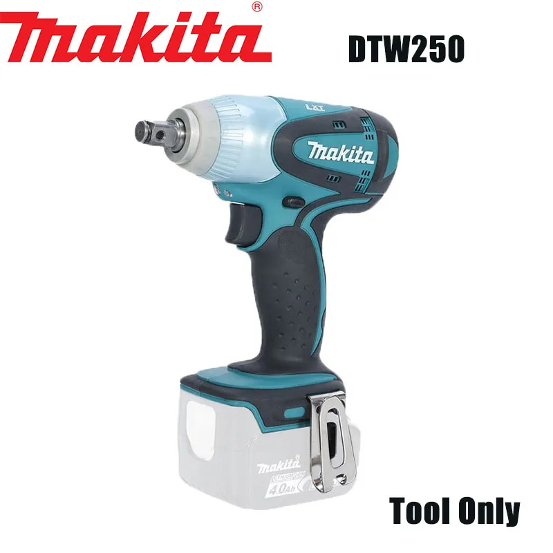 Makita DTW250 Lithium-ion Battery Impact Electric Wrench, Powerful Socket, Air Cannon, Bare Machine Version