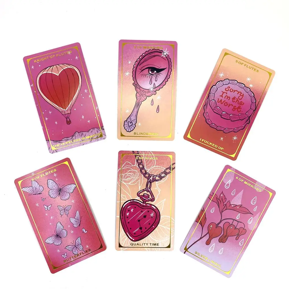 The Final Rose Tarot Board Game Fortune Telling Game Portable Tarot Cards Set For Tarot Cards Lovers Partty Game Favor