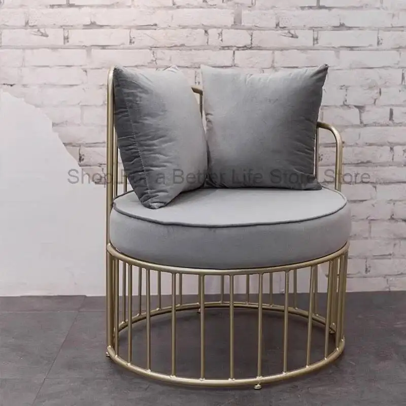 

Creative Living Room Chairs Nordic Unique Metal European Ergonomic Living Room Chairs Adults Mobile Sillones Floor Furnitures