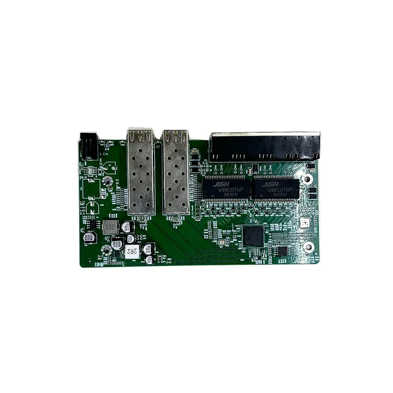 4 พอร์ต 2.5G/10/1000M 9V-16V 2 พอร์ต 10G SFP พอร์ตเกรดอุตสาหกรรมสวิทช์