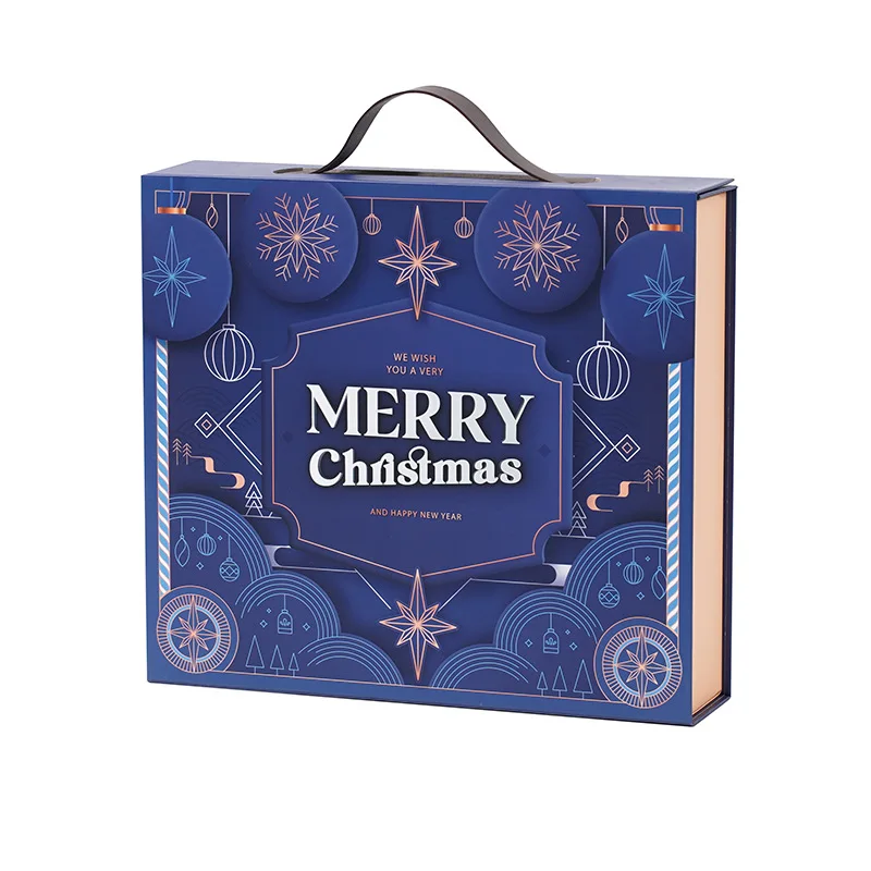 Customized queryCustom Christmas Chocolate 24 Grids Calendar Advent Boxes Paper Cosmetic Advent Calendar Cardboard Packaging Xma