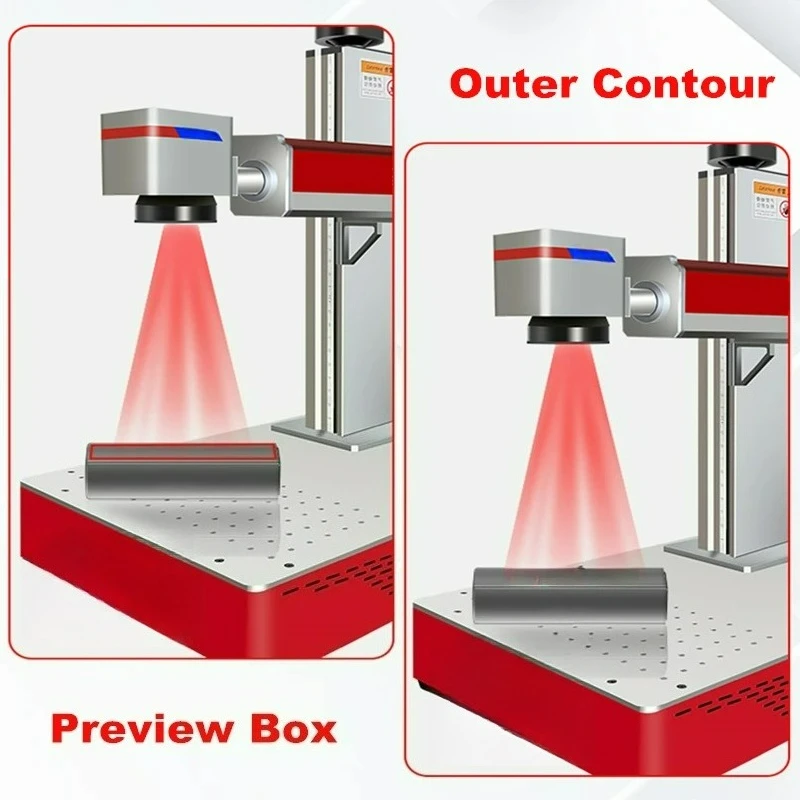 Customizable 50W Fiber Laser Marking Machine 30W Laser Engraver Nameplate Engraving Metal Carving for PVC Plastic Stainle