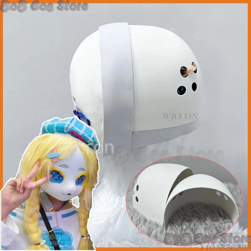 

Furry Skull Anime Cosplay DIY Polylactic Acid Props Furrsuit 3D Back Head Base Cute Kawaii Disguise Helmet Halloween Customized