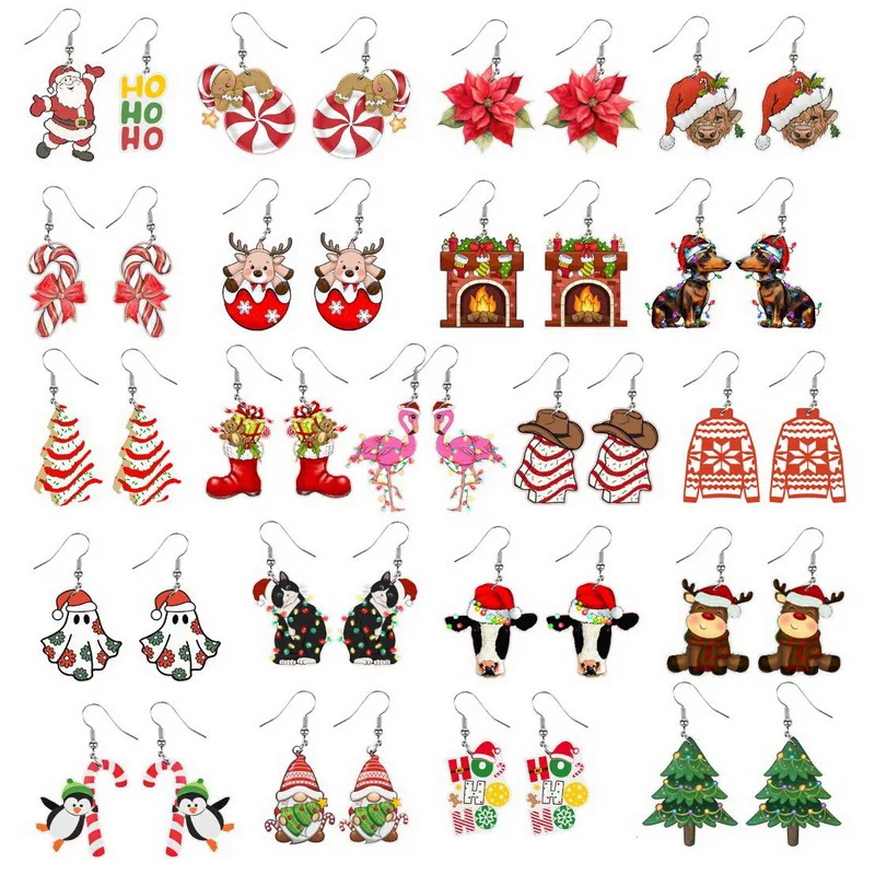 Holiday Jewelries Christmas Cute Stud Earrings