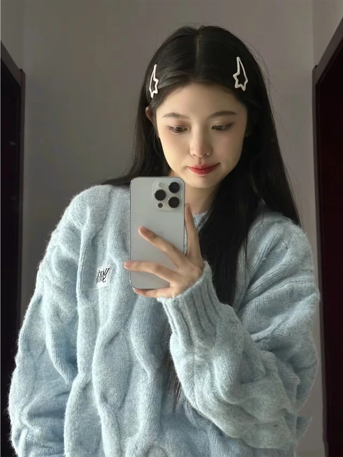 Korean Sle Thiened Loose Women's Knitted Sweater round Ne Soft Cozy Versatile Autumn Winter New Arrival Online Exclusive