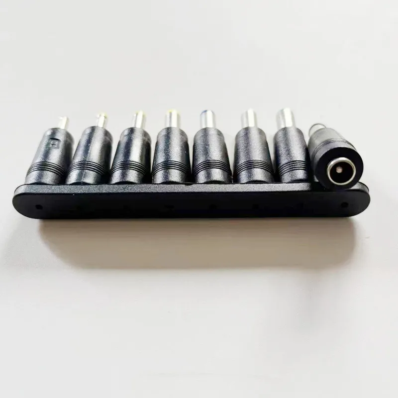 العالمي تيار مستمر موائم مصدر تيار موصل التوصيل مع 8 قطعة تيار مستمر مختلف ذكر 5.5X2.1 مللي متر محول الطاقة تحويل المكونات