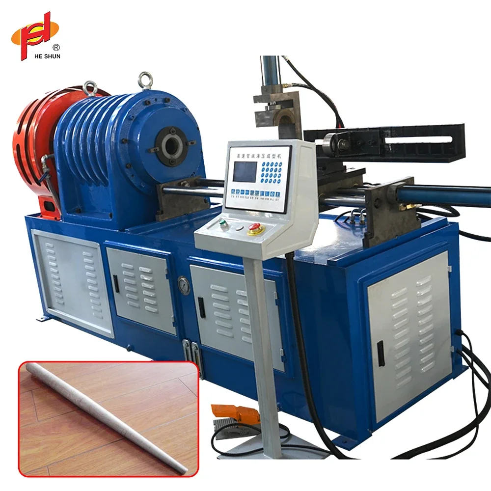 Taper pipe tube reducing machine steel pipe end forming tapering machine