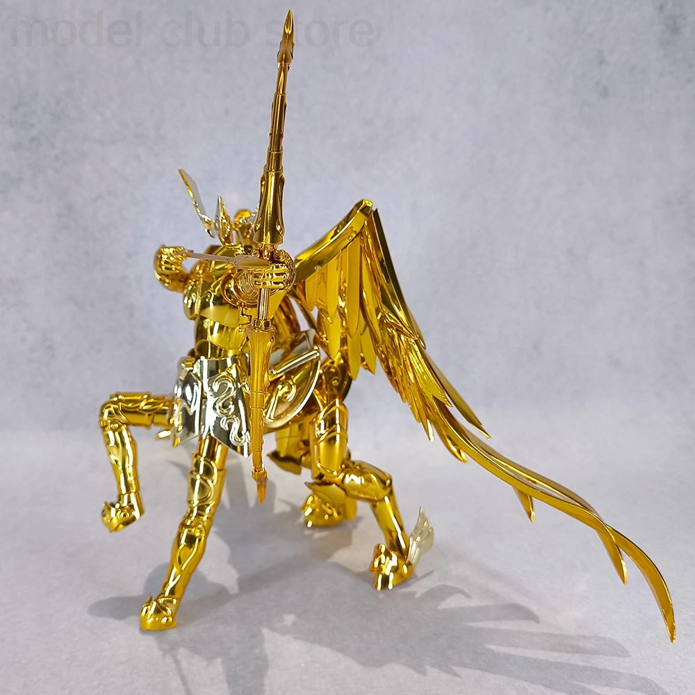 In stock CS Model Saint Seiya Myth Cloth EX Sagittarius Aiolos Totem/Object With Metal Armor Knights of the Zodiac Action Figure