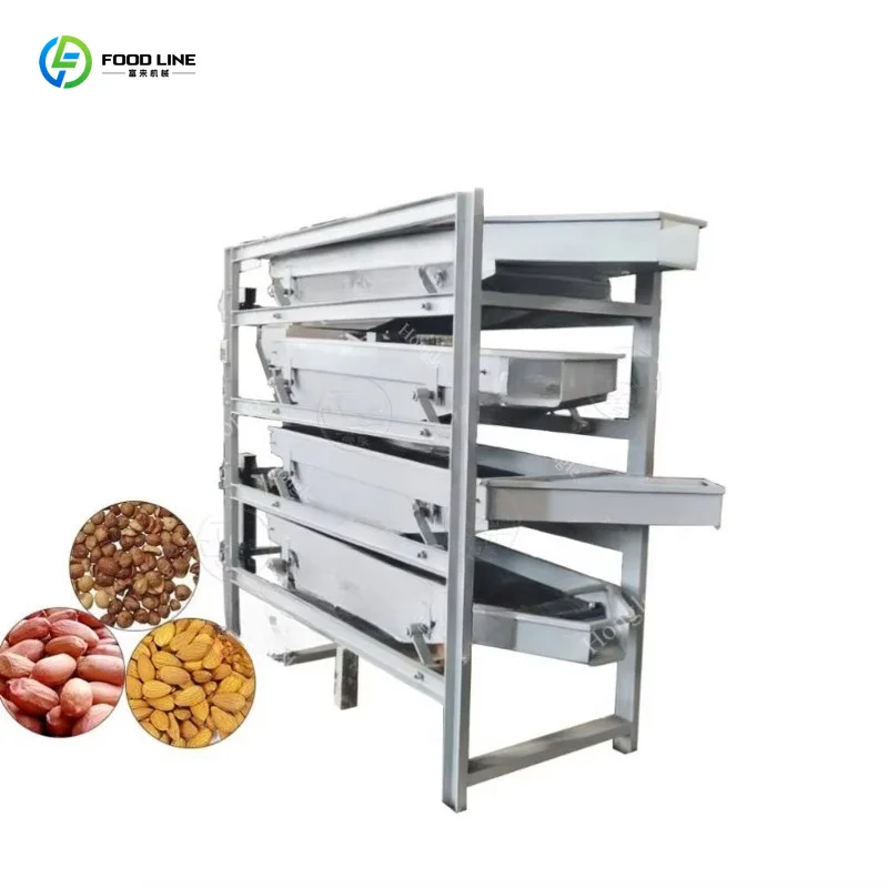 Customized Industrial Cashew Nut Peanut Kernel Screening Grading Machine Different Mesh Sieve Size With Competitive Price