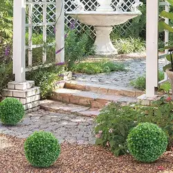 12-40cm Topiary Ball Verdant Plastic Tear Resistant Faux Plant Boxwood Ball Artificial Green Spheres Garden Decoration For Porch