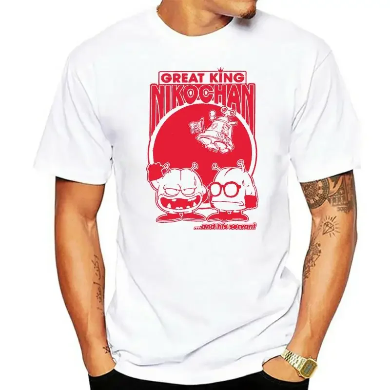 

Slump Toriyama Anime Manga 90s Cute 80s Tee Short Sleeve Evil King Nikochan Arale T Shirts Men Pure Cotton Casual T-Shirts