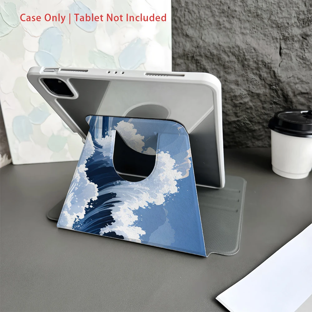 حافظة لجهاز سامسونج، حافظة كمبيوتر لوحي قابلة للطي متوافقة مع سامسونج لجهاز جالاكسي تاب S7/S8/S9