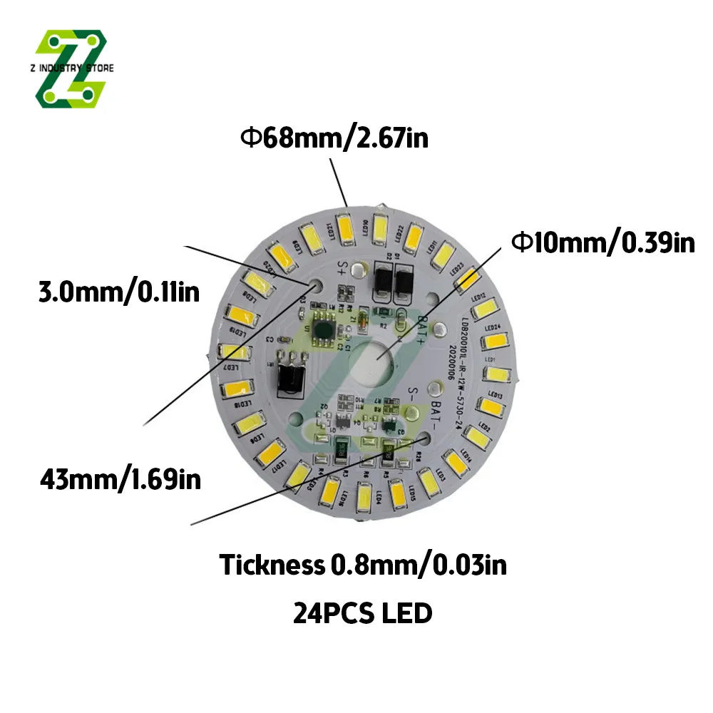 3.2V 3.7V Light Control Solar Lamp Circuit Board Solar LED Driver Board With Remote Control