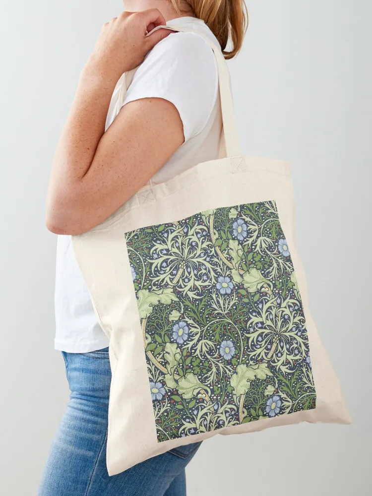 Seaweed by John Henry Dearle for William Morris Tote Bag Canvas bag luxury women supermarket folding bag