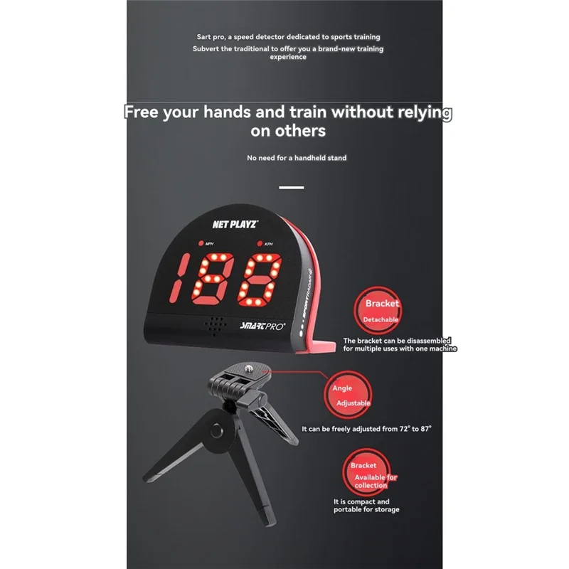 

Speed Radar For Sports Including Tachymeter Accurate Readings For Baseball Golf Hockey Football