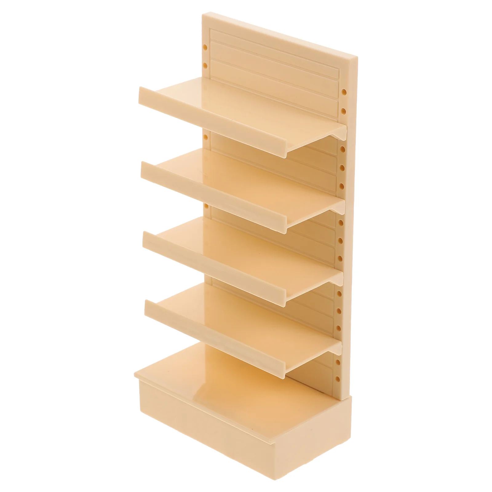 Toy Shelf Mini Furniture Display Stands Miniature Model Decorative House Abs Accessory Rack Child Storage Shelves