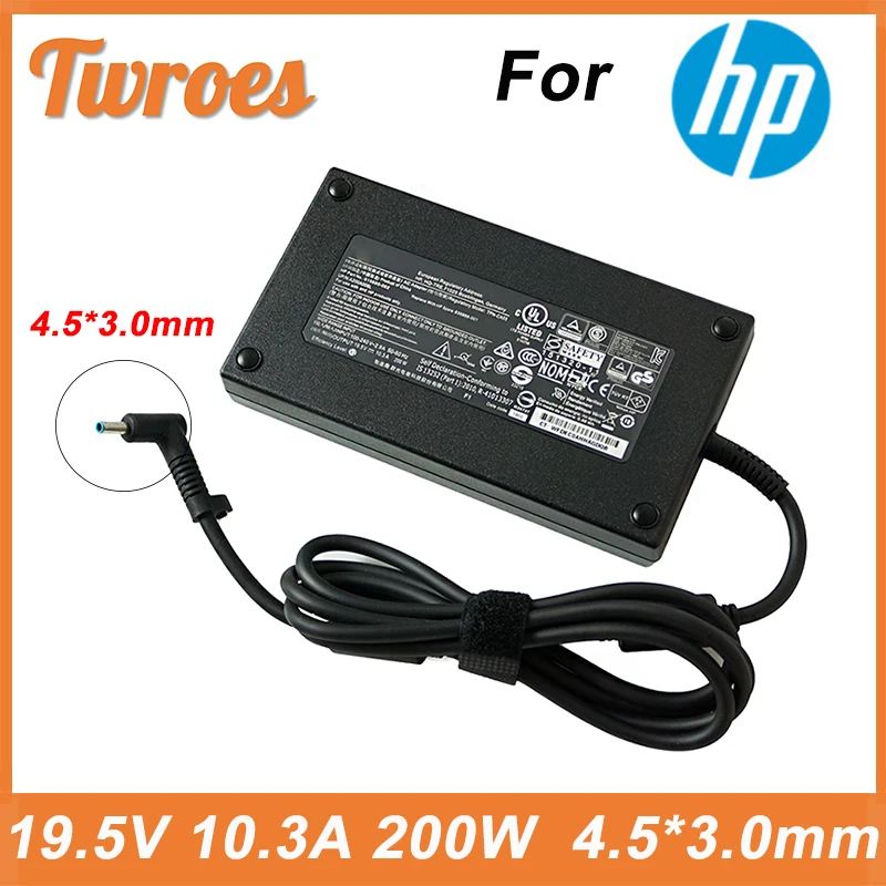 

200W 19.5V 10.3A Laptop Adapter For HP ZBook 17 G3 G4 TPN-CA03 A200A008L 815680-002 835888-001 15-CE004LA Notebook Power Supply