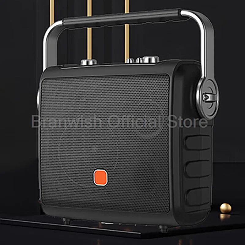 

180W Portable Speakers 5.1 Bluetooth Sound Box Hand-held 4ohm Loudspeakers 4-6H Play Time Audio For Outdoor Singing Karaoke Home