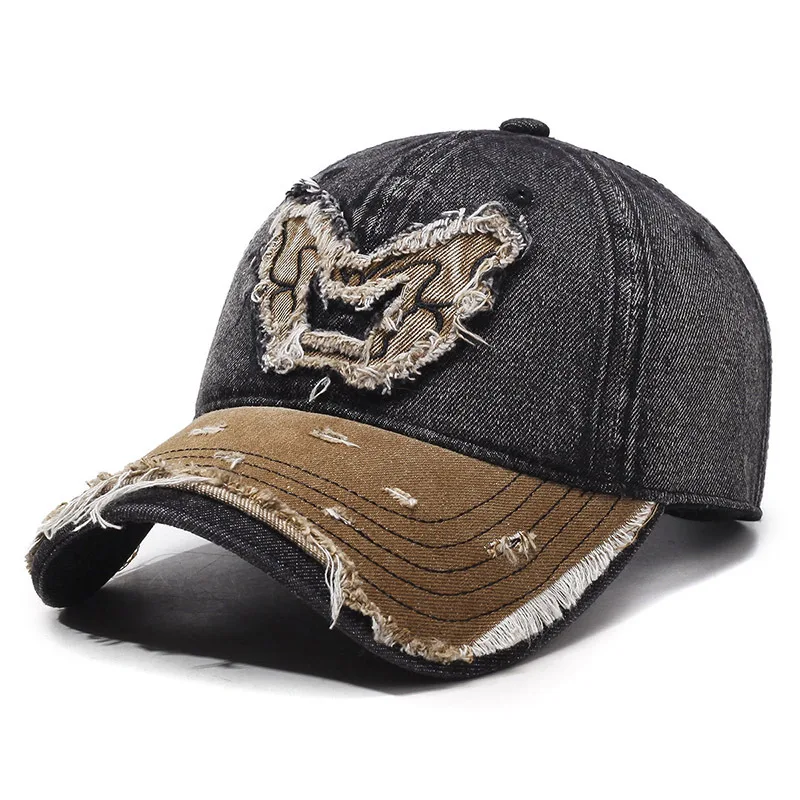 

Unisex Vintage Baseball Cap Cotton Hats For Men Women Casual 3D Black Letter Embroidery Cap Outdoor Sports Cap Dropshipping