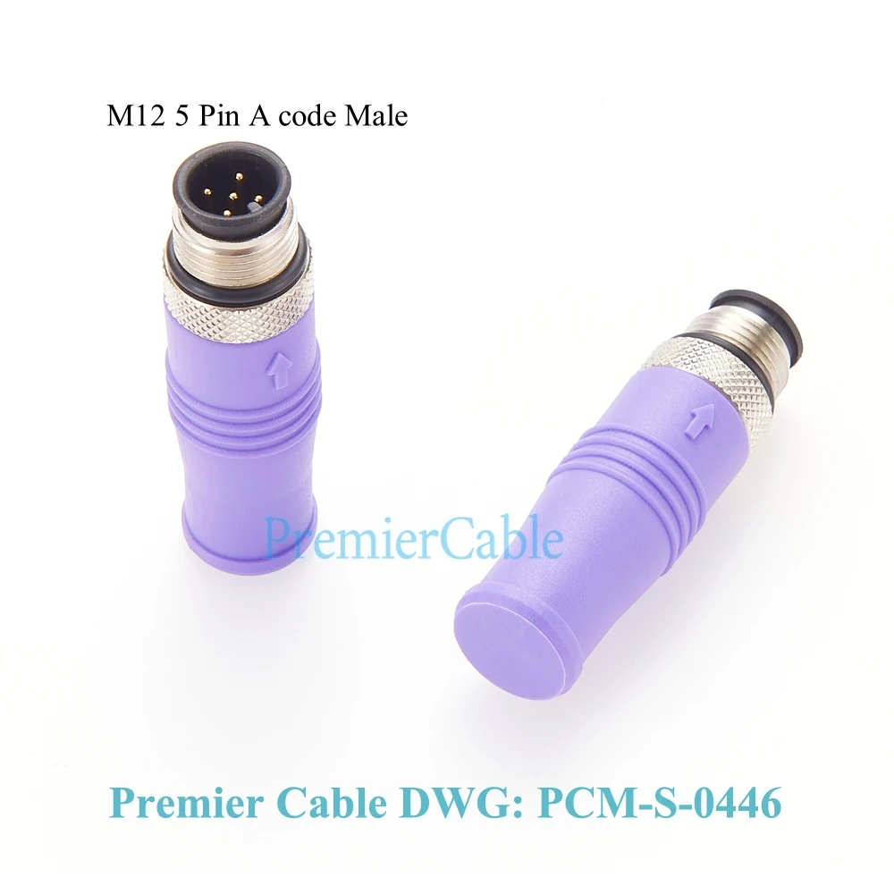 PLC Devicenet CANOpen NMEA2000 CAN-Bus-Abschlusswiderstand Micro Change M12 A-Code Stecker 120 Ohm Kompatibel mit SAC-5P-M12MS CAN TR – Detail 2