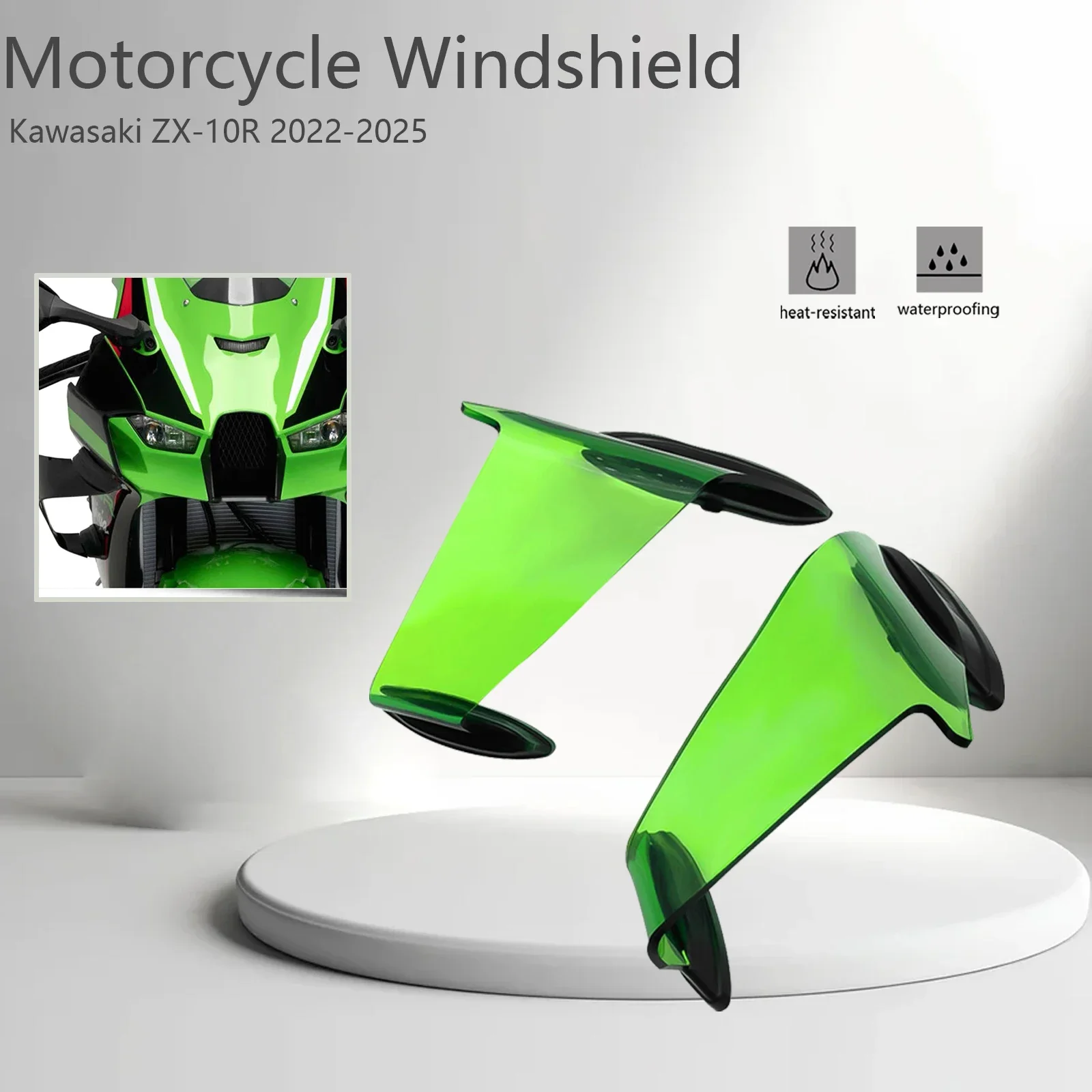 

Motorcycle Fairing For KAWASAKI ZX10R ZX-10R zx10r zx-10r 2021 2022 2023 2024 2025 Parts Side Aerodynamic Wing Kit Fixed Winglet