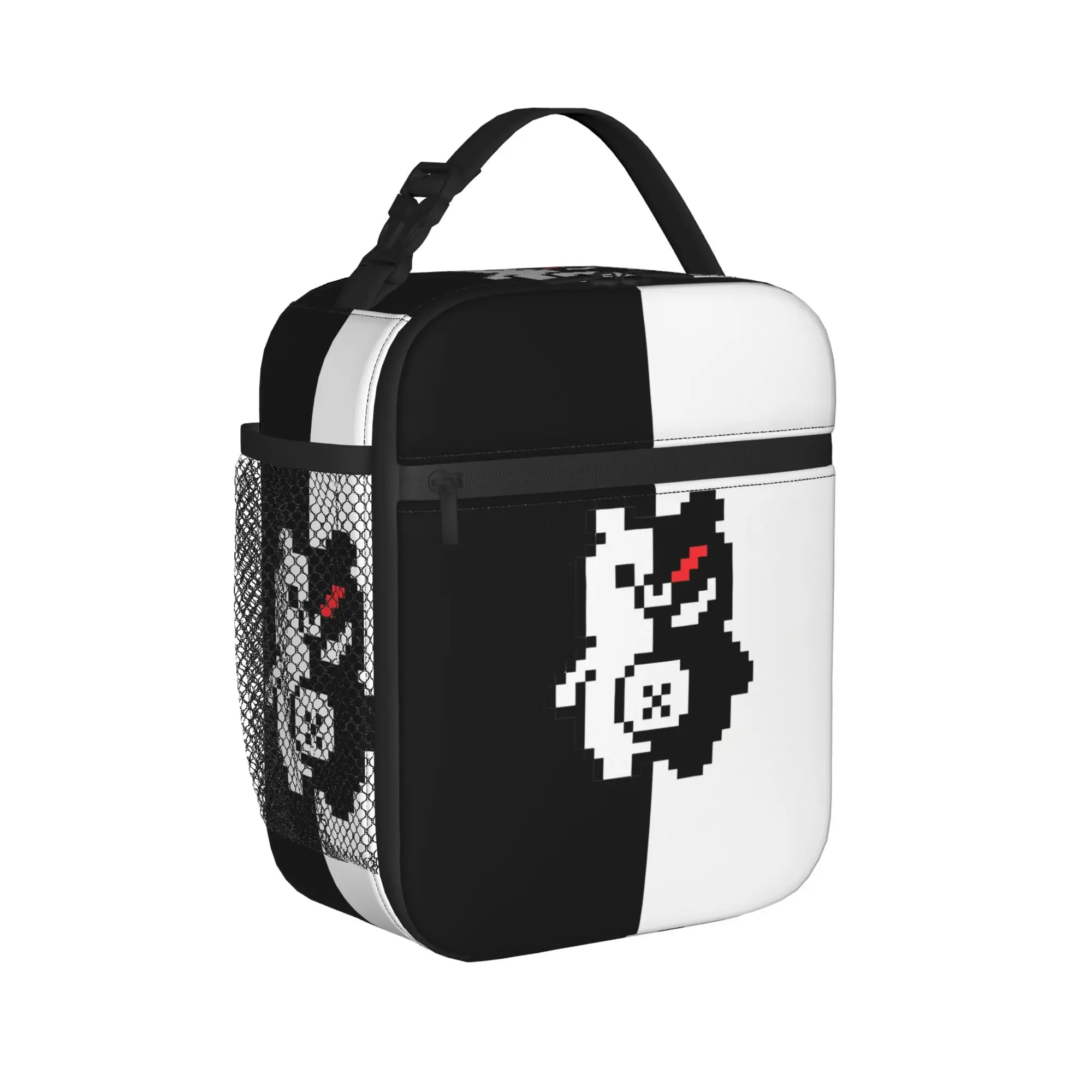 Monokuma Thermal Insulated Lunch Bags for School Danganronpas Anime Portable Bento Box Thermal Cooler Lunch Boxes