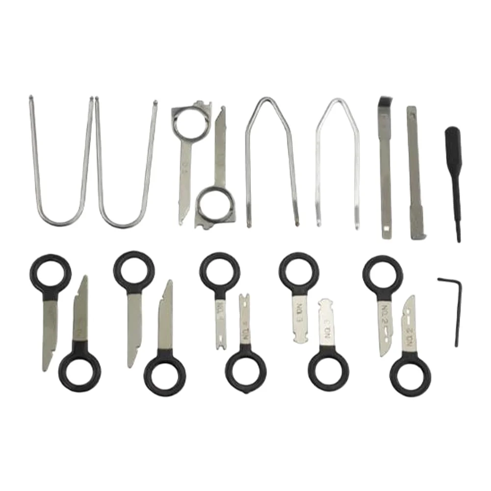 Console Pry Bar Kit Dashboard Dismantle Kit For Interior Trim Removal 20 Piece Car Audio Tool Set Interior Panel Removal