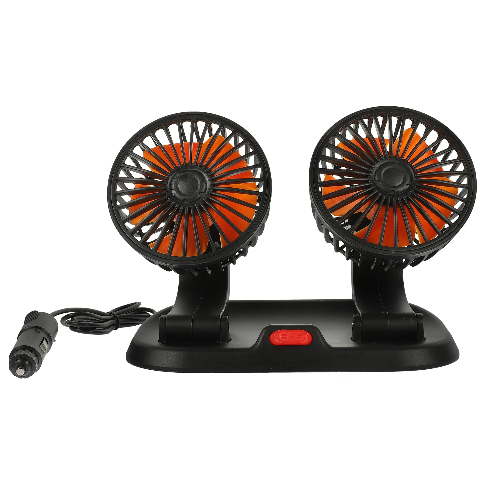 

Dual head Fans 24V Adjustable Car Cooling Fan Mini Portable Cooling Fans for Cars Truck Version Multi functional
