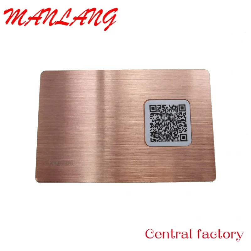 Custom  Custo Color 13.56hz N 213 etal Card RFID  Busins Card