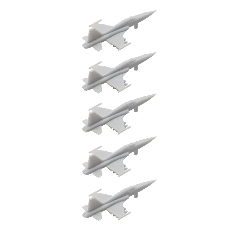 5PCS F-5E Battle Plane Model 1/700 1/400 1/350 Scale Resin Fighting Airplane with Landing Gear for DIY Fighter Aeroplane Toys