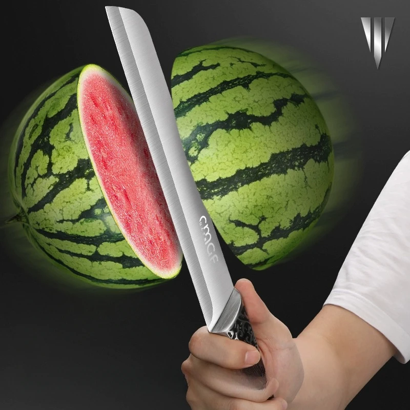 

Stainless steel Fruit knife Watermelon knife Sharp Melon Kitchen Home Cutting Long Household