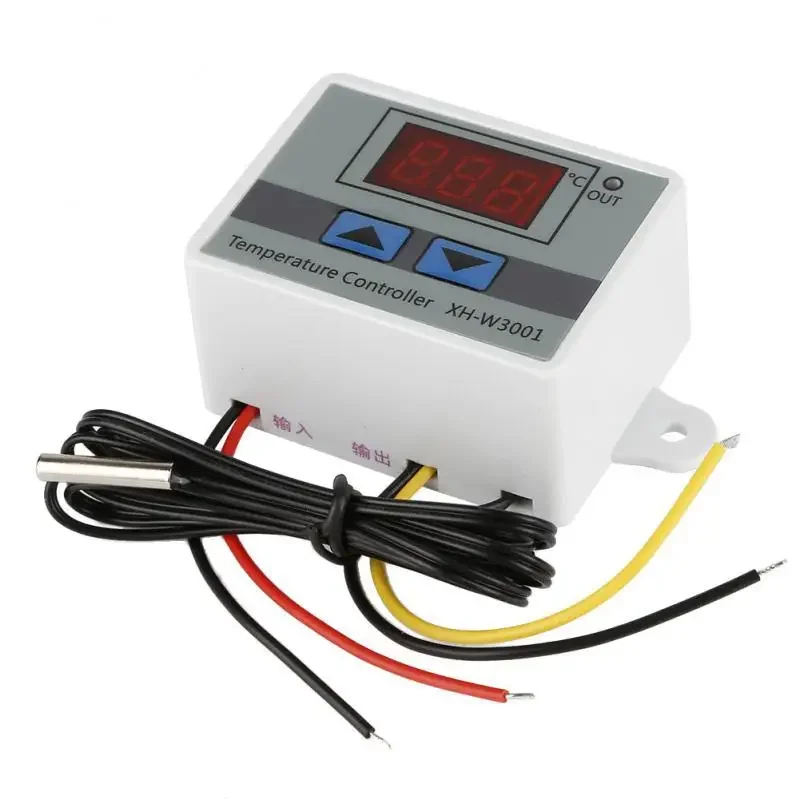 AC 110-220V Digital LED Temperature Controller XH-W3001 W3002 W3230 For Incubator Cooling Heating Switch Thermostat NTC Sensor