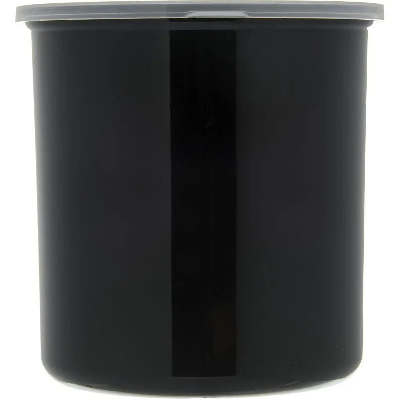 Classic Round Storage Container Crock with Lid for Kitchen, Restaurants, Home, Plastic, 2.7 Quarts,