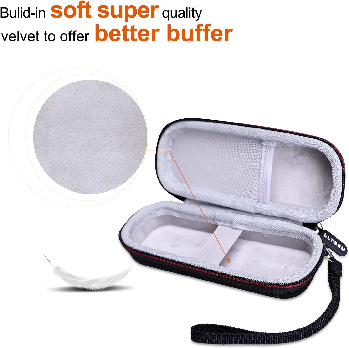 L LTGEM EVA Hard Carrying Case for Gillette Mach3 Men's Razor - Storage Protective Bag (Case Only!) view 2