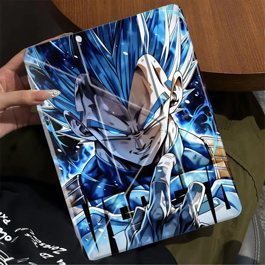 

GOKU Vegeta Art Tablet Case For iPad Air 4 5 M3 M2 1 2 M4 11inch Pro 2025 Mini 6 7 Pro 11th 10th 9th 8th 7th 12.9inch Holder