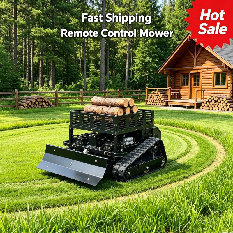 Customized Factory Direct Remote Control Lawn Mower Zero Turn Lawn Mower Lawn Mower Robot Durable Shell For All Weather Use