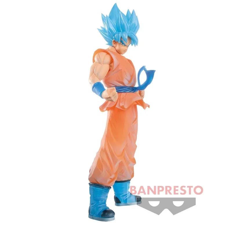 In stock Bandai Original Banpresto Anime Dragon Ball Z CLEARISE Super Saiyan Blue Son Goku Anime Action Figure  Model Toys gifts - view 3
