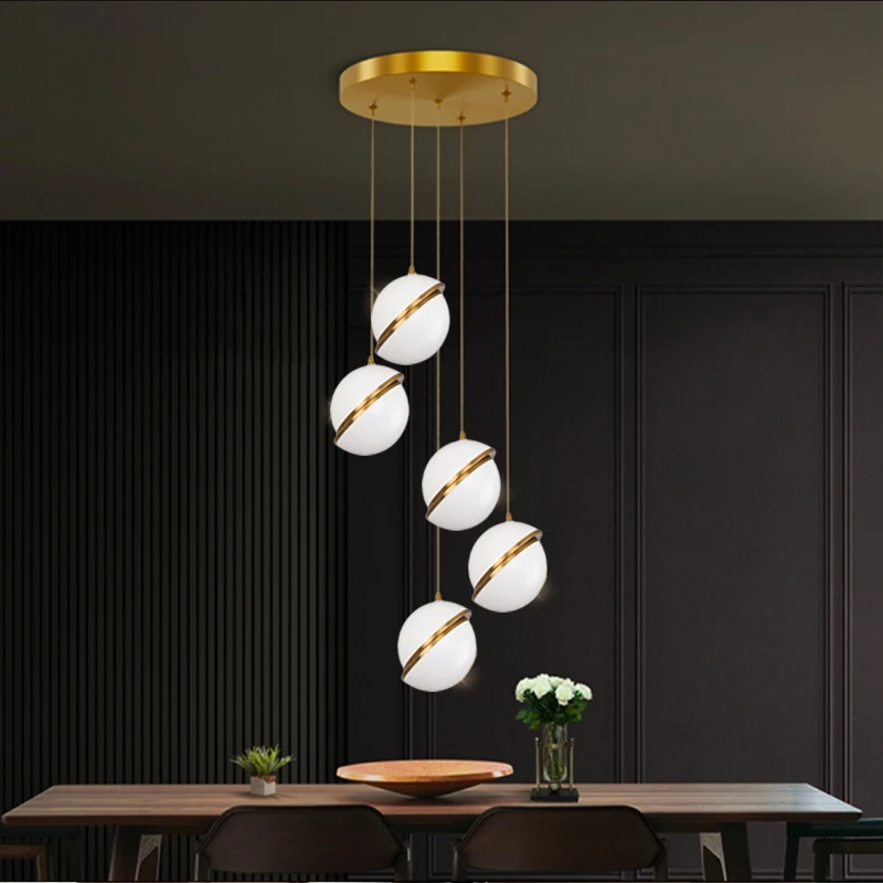

Italian Minimalism Pendant Lights Luxurious Decoration Home Chandelier Parlor Bedroom Restaurant Lighting LED Ceiling Chandelier