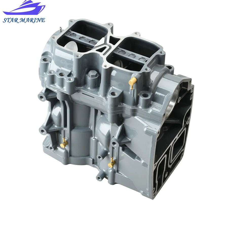 66T-15100 Crankcase Cylinder Block Suitable for Yamaha 2-Stroke Outboard Engine E40X 40HP 66T-15100-02-1S Marine Accessories