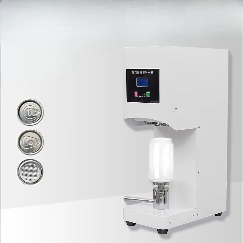 

LK-MCS Portable Semi-Automatic Manual Packing Machines Bubble Tea Cans Seamer Metal Pop Durable Can Sealer