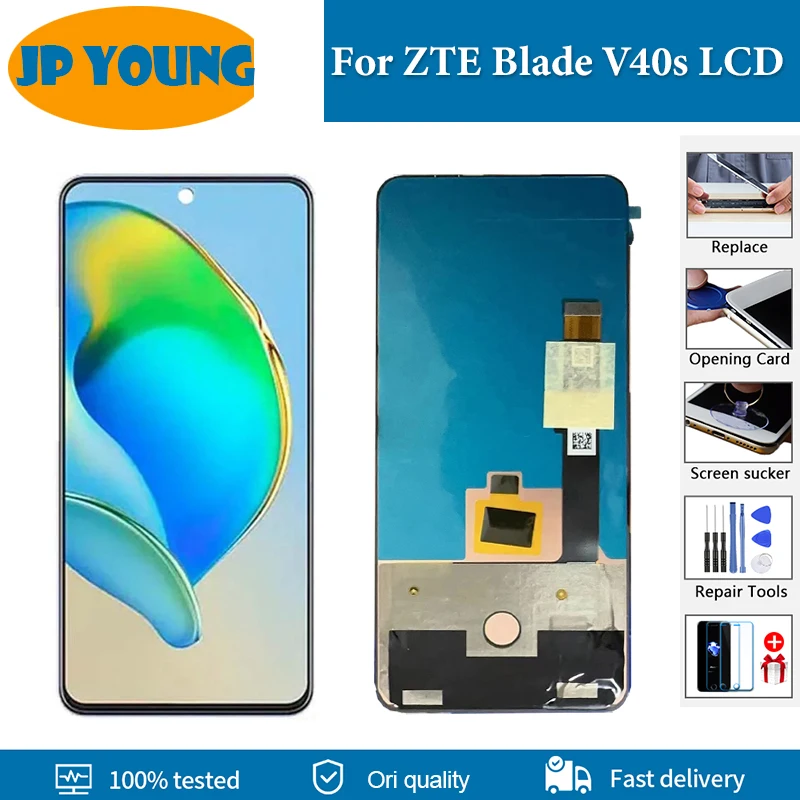 

6.67'' Original AMOLED For ZTE Blade V40s LCD Display Touch Screen Digitizer Assembly For ZTE V40S LCD Display Replacement