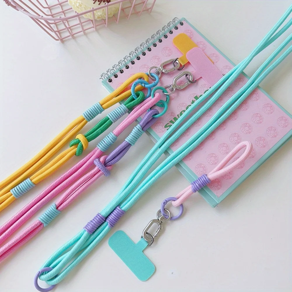 [Ls] Mobile phone lanyard Crossbody back & portable dual-purpose removable outdoor travel shopping mountaineering strap rope