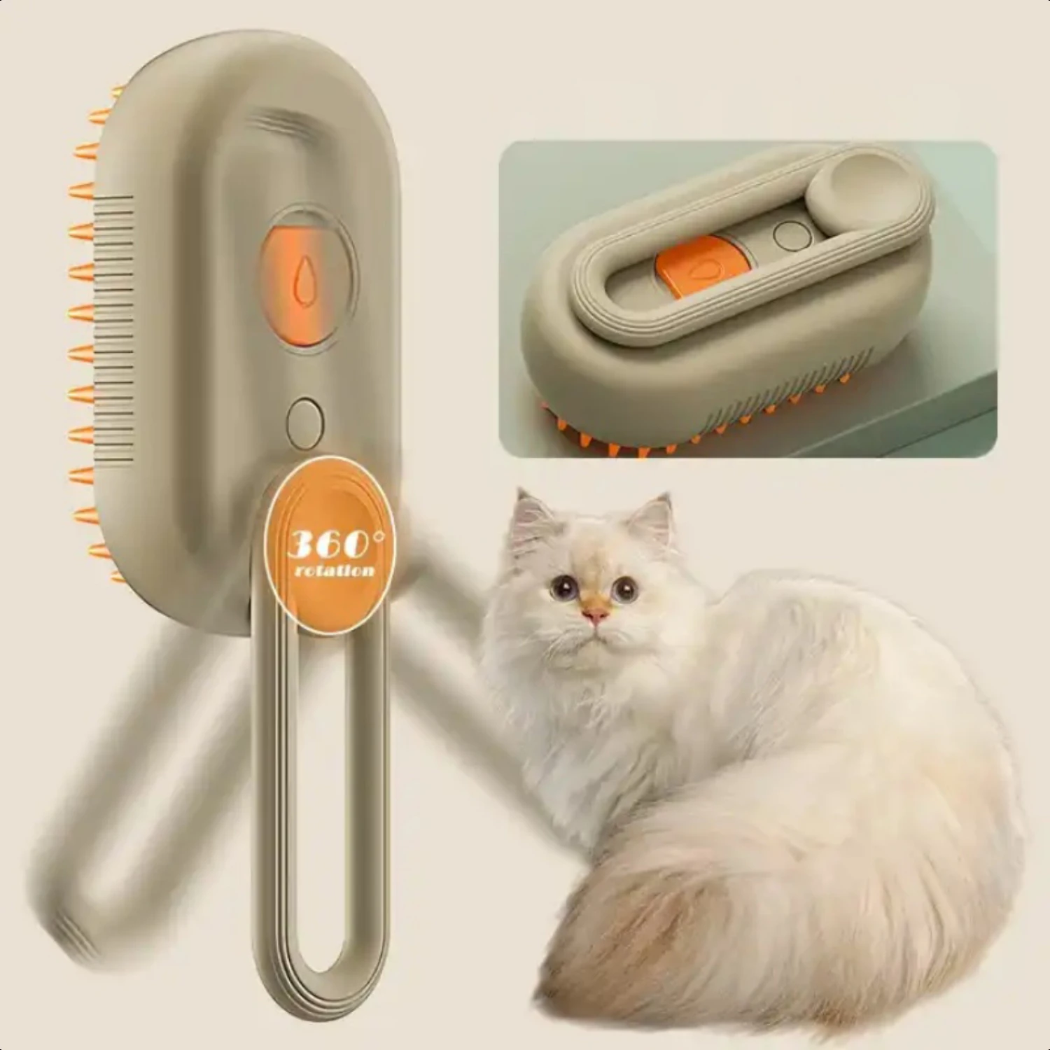 Pamper Your Furry Friends with an Effective and Gentle Anti-Flying Hair Removal Pet Grooming Brush for Dogs and Cats - Achieve a