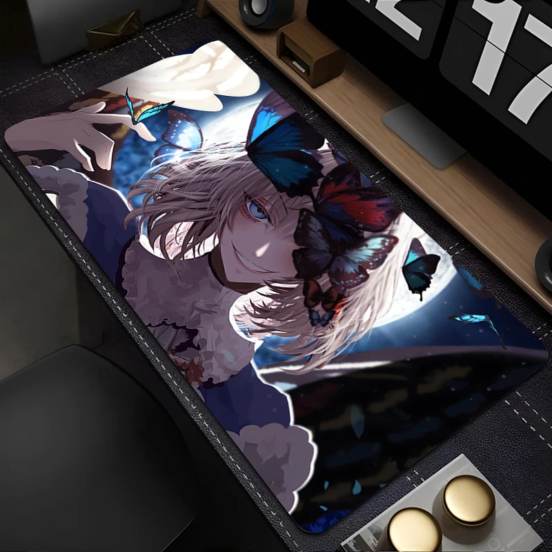 Mouse Pad Computer Cool Black And White Desktop Mouse Mat Laptop Fate Oberon HD Print Anime Keyboard Pad PC Gaming Soft Mousepad