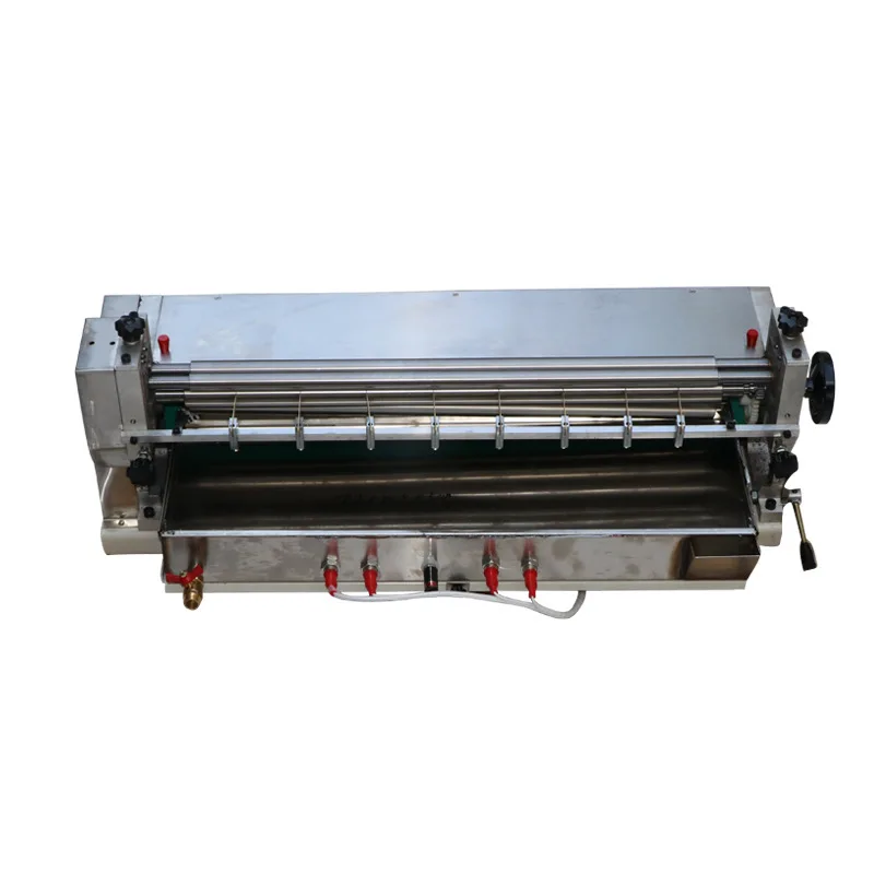 Paper Sheet Automatic Feeding and Pasting Glue Machine Adhesive Coating Spreader Leather Hot Melt Paper Gluing Machine for Sale