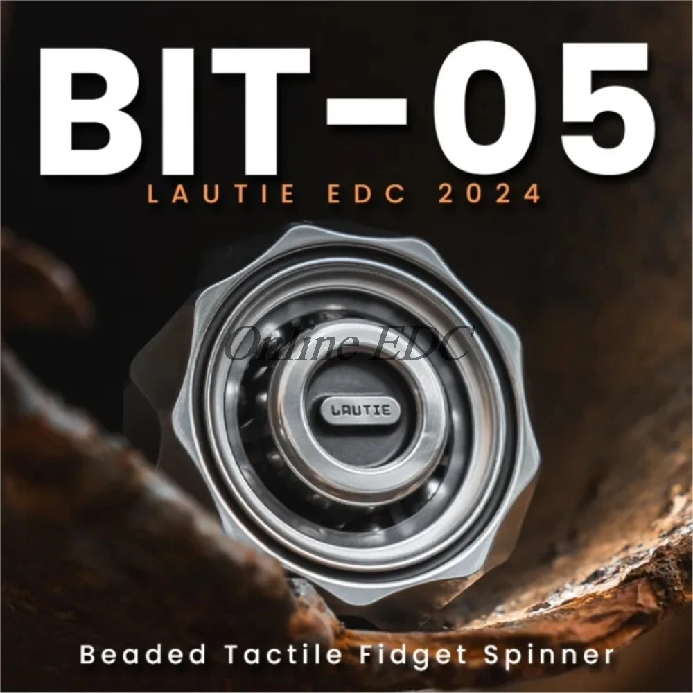 LAUTIE Bit-05 Fidget Spinner Bit Series Frisado Tátil Fidget Spinner Brinquedos para alívio do estresse